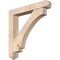 Ekena Millwork Imperial Arts and Crafts Smooth Bracket w/ Offset Brace, Douglas Fir, 7 1/2"W x 46"D x 46"H BKT0806X46X46IMP03SDF - alternate 1
